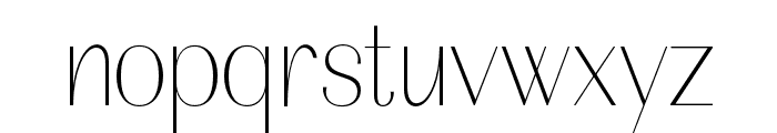 Novena Sans Regular Font LOWERCASE