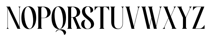 Novera Belessa Regular Font UPPERCASE