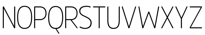 Novestopia Rounded Thin Font UPPERCASE