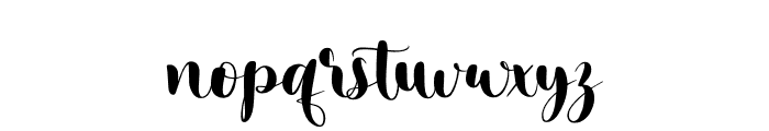 Novetila Font LOWERCASE