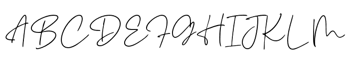 NovitaSignora-Signature Font UPPERCASE