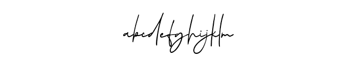 NovitaSignora-Signature Font LOWERCASE