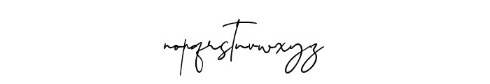 NovitaSignora-Signature Font LOWERCASE