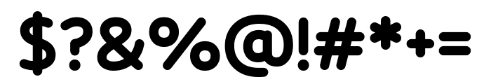 Novluxe Rounded Bold Font OTHER CHARS