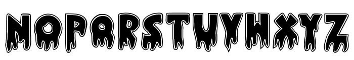 Novox Ghost Varsity Font UPPERCASE