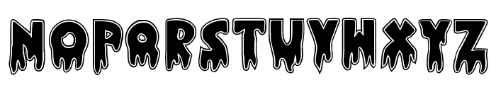 Novox Ghost Varsity Font LOWERCASE