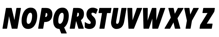 Novus-Bold-Italic Font UPPERCASE