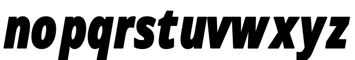 Novus-Bold-Italic Font LOWERCASE