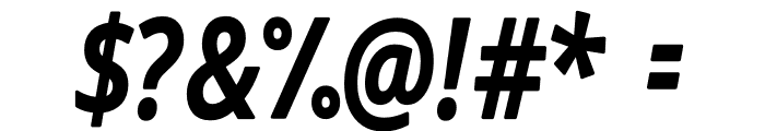 Novus-Italic Font OTHER CHARS