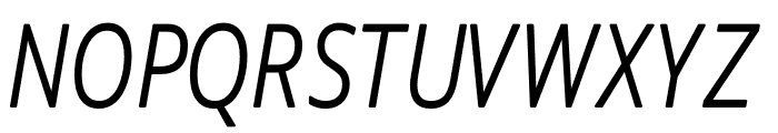 Novus-Light-Italic Font UPPERCASE