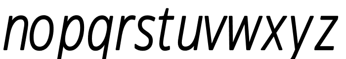 Novus-Light-Italic Font LOWERCASE
