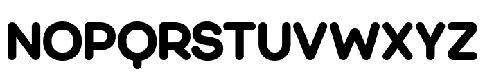 Noxabold Round Font UPPERCASE