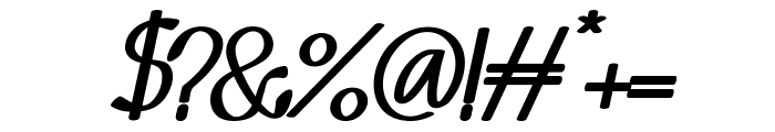 Nozomi Bold Italic Font OTHER CHARS