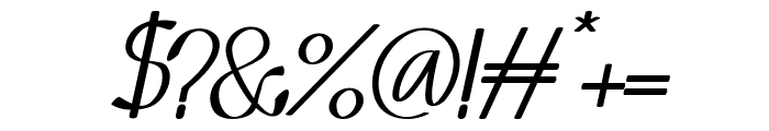 Nozomi Italic Font OTHER CHARS