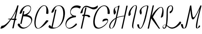Nozomi Thin Italic Font UPPERCASE