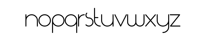 Nround Font LOWERCASE