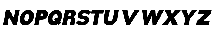 Nsai Pro Black Italic Font UPPERCASE
