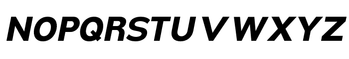 Nsai Pro Bold Italic Font UPPERCASE