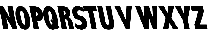 Nsai Pro Comp Black Slant Font UPPERCASE