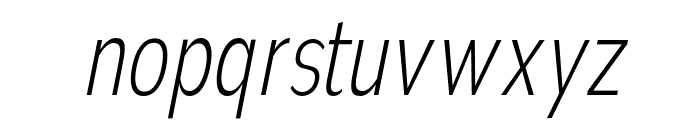 Nsai Pro Comp ExtLt Ita Font LOWERCASE