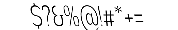 Nsai Pro Comp ExtLt Slant Font OTHER CHARS