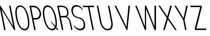 Nsai Pro Comp ExtLt Slant Font UPPERCASE
