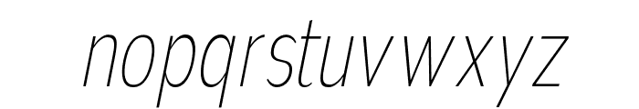 Nsai Pro Comp UltLt Ita Font LOWERCASE
