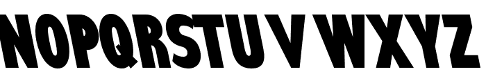 Nsai Pro Comp Ultra Slant Font UPPERCASE