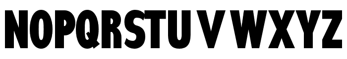 Nsai Pro Compressed ExtraBlack Font UPPERCASE