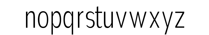 Nsai Pro Compressed ExtraLight Font LOWERCASE
