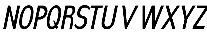Nsai Pro Compressed News Italic Font UPPERCASE