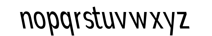 Nsai Pro Compressed Slanted Font LOWERCASE