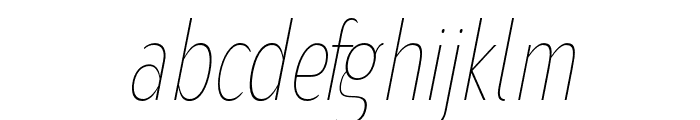 Nsai Pro Compressed Thin Italic FONT