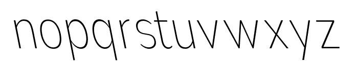 Nsai Pro Cond UltLt Slant Font LOWERCASE