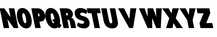 Nsai Pro Cond Ultra Slant Font UPPERCASE