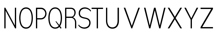 Nsai Pro Condensed ExtraLight Font UPPERCASE