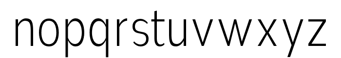Nsai Pro Condensed ExtraLight Font LOWERCASE