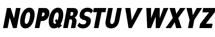 Nsai Pro Condensed Heavy Italic Font UPPERCASE