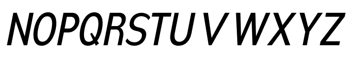 Nsai Pro Condensed News Italic Font UPPERCASE
