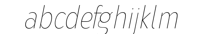 Nsai Pro Condensed Thin Italic FONT