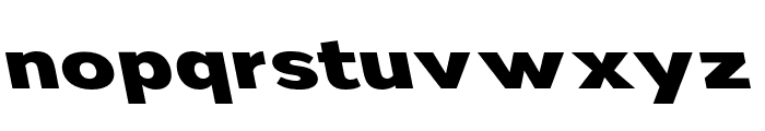 Nsai Pro Exp ExtBd Slant Font LOWERCASE