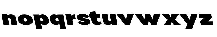 Nsai Pro Exp ExtBlk Slant Font LOWERCASE