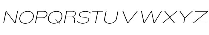 Nsai Pro Exp UltLt Ita Font UPPERCASE