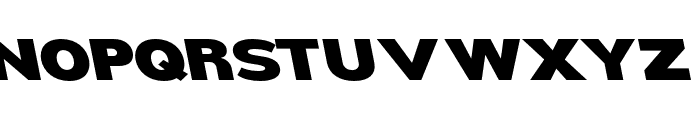 Nsai Pro Expanded Black Slanted Font UPPERCASE