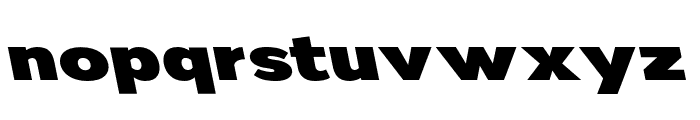 Nsai Pro Expanded Black Slanted Font LOWERCASE