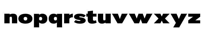 Nsai Pro Expanded Black Font LOWERCASE