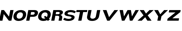Nsai Pro Expanded Bold Italic Font UPPERCASE