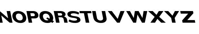 Nsai Pro Expanded Bold Slanted Font UPPERCASE
