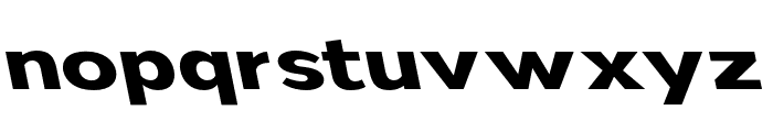 Nsai Pro Expanded Bold Slanted Font LOWERCASE