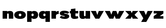 Nsai Pro Expanded ExtraBlack Font LOWERCASE